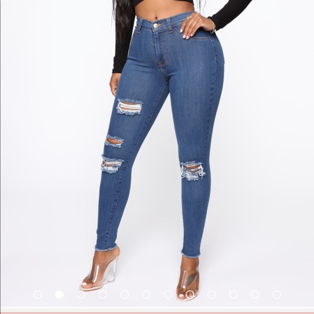 NWT - Fashion Nova Jeans - Always Leaving size 0
